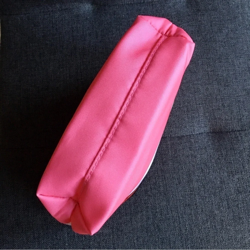 Clinique x Kate Spade “hello, gorgeous” Travel, Makeup Bag, Red, Pink
